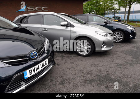 Toyota Flotte Übergabe an SCC - Birmingham Stockfoto