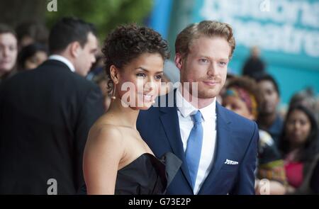 Belle Premiere - London. Gugu Mbatha-Raw und Sam Reid bei der britischen Filmpremiere von Belle im BFI Southbank, London. Stockfoto