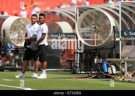 Fußball - FIFA WM 2014 - Miami-Trainingslager - England V Honduras - Sun Life Stadium Stockfoto