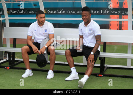 Fußball - FIFA WM 2014 - Miami-Trainingslager - England V Honduras - Sun Life Stadium Stockfoto