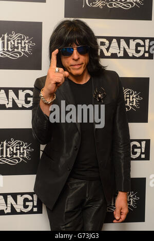 Marky Ramone bei der Ankunft bei den Kerrang Awards, bei der Troxy, im Osten Londons. DRÜCKEN Sie VERBANDSFOTO. Bilddatum: Donnerstag, 12. Juni 2014. Bildnachweis sollte lauten: Dominic Lipinski/PA Wire Stockfoto