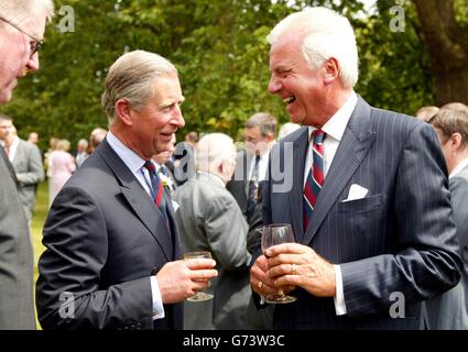 Prince Of Wales hält Empfang für Londoner Taxifahrer Stockfoto