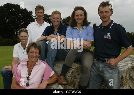 Fototermin für die British Olympic Eventing team Stockfoto