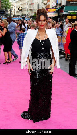 Leona Lewis bei der Premiere von Walking on Sunshine im Vue West End, Leicester Square, London. Stockfoto