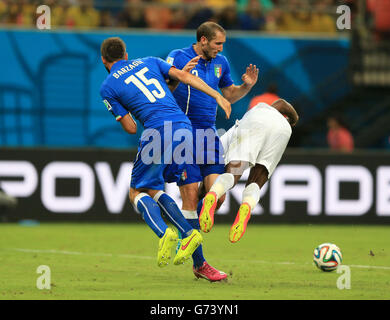 Fußball - FIFA WM 2014 - Gruppe D - England V Italien - Arena da Amazonia Stockfoto