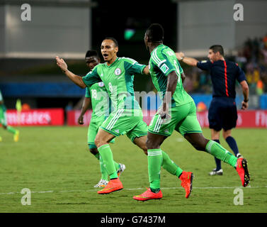 Fußball - FIFA WM 2014 - Gruppe F - Nigeria V Bosnien und Herzegowina - Arena Pantanal Stockfoto