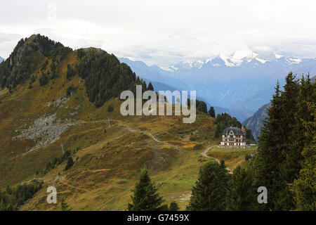 Villa Cassel, Wallis, Schweiz Stockfoto