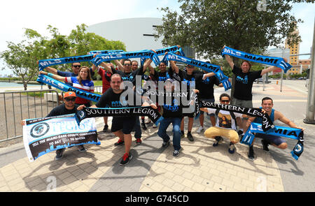 Fußball - Miami Beckham vereint vorgeschlagen Venue - Miami Stockfoto