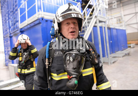 Neue Feuerwehr Ausbildungszentrum eröffnet Stockfoto