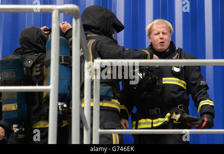 Neue Feuerwehr Ausbildungszentrum eröffnet Stockfoto