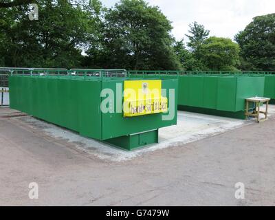 Glastonbury Festival Vorbereitungen Stockfoto