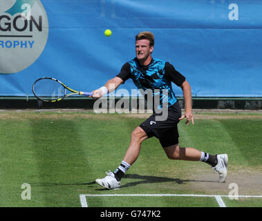 Tennis - AEGON Nottingham Challenge 2014 - Tag sieben - Nottingham-Tennis-Center Stockfoto