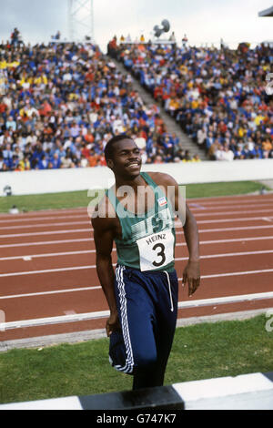 Leichtathletik - Mel Lattany. Mel Lattany aus den USA. Stockfoto