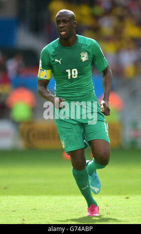 Fußball - FIFA WM 2014 - Gruppe C - Kolumbien V Côte d ' Ivoire - Estadio Nacional Stockfoto