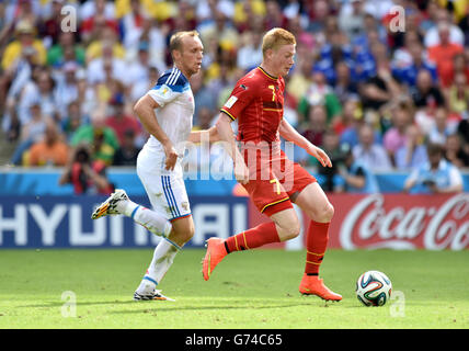 Fußball - FIFA WM 2014 - Gruppe H - Belgien V Russland - Maracana Stockfoto