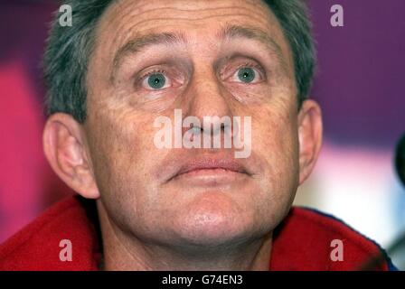 Britische Rugby Laegue Coach Waite Stockfoto