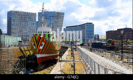 Kunstfestival Liverpool nimmt Stockfoto