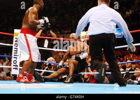 Mike Tyson V Danny Williams Schwergewichts-Kampf Stockfoto