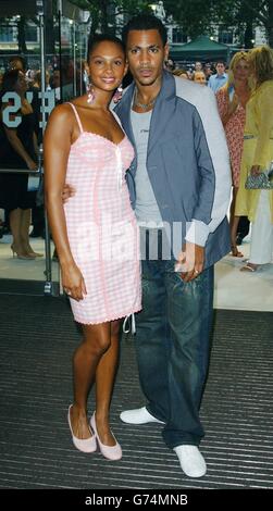 Aleisha Dixon UK, I, Robot Film Premiere Stockfoto