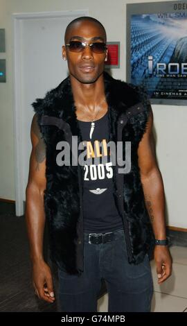 Simon Webbe UK, I, Robot Film Premiere Stockfoto