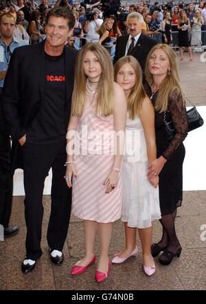 David Hasselhoff, I, Robot premiere Stockfoto