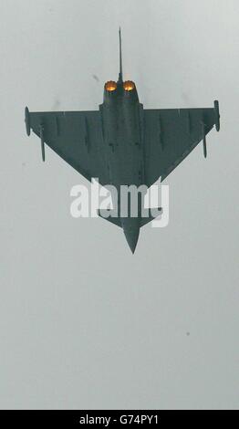 Der neue Kampfjet Eurofighter Typhoon Stockfoto