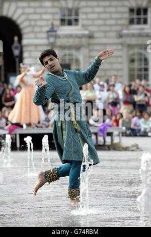 Wasserlandschaften Kathak Tanz Stockfoto