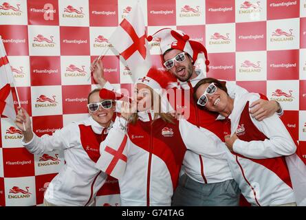 Commonwealth Games - Team England Sitzung Kitting - St.-Georgs Park Stockfoto