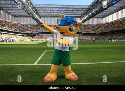 Fußball - FIFA WM 2014 - Gruppe B - Australien / Spanien - Arena da Baixada Stockfoto