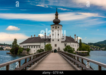 Schloss oder Burg, Gmunden, Oberösterreich, Österreich Stockfoto