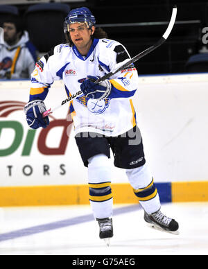 Eishockey - Rapid Solicitors Elite Ice Hockey League - 2014 Play Offs - Dritter Platz aus - Braehead Clan gegen Fife Flyers. Jordan Fulton, Fife Flyers Stockfoto