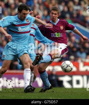 Aston Villa V West Ham FA Premier League Stockfoto