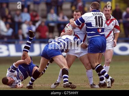 Halifax V St Helens - Rugby-Liga Stockfoto