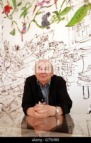 Quentin Blake Ausstellung - London Stockfoto