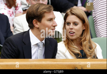 Tennis - Wimbledon Championships 2014 - Tag 10 - der All England Lawn-Tennis and Croquet Club Stockfoto