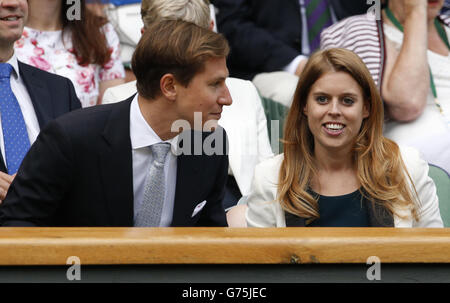 Tennis - Wimbledon Championships 2014 - Tag 10 - der All England Lawn-Tennis and Croquet Club Stockfoto