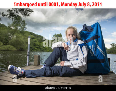 Commonwealth Games - Team Schottland Kitting - University of Stirling Stockfoto