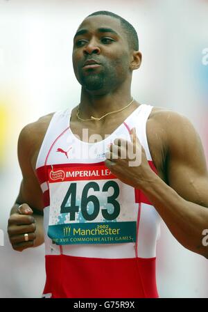 Darren Campbell Commonwealth Games Stockfoto