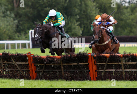 Pferderennen - Uttoxeter Rennbahn Stockfoto