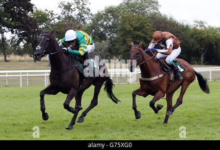 Pferderennen - Uttoxeter Rennbahn Stockfoto