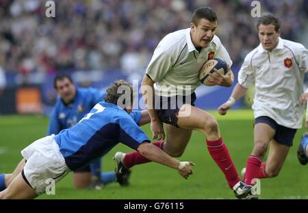 RUGBYU-Frankreich / Italien 2 Stockfoto