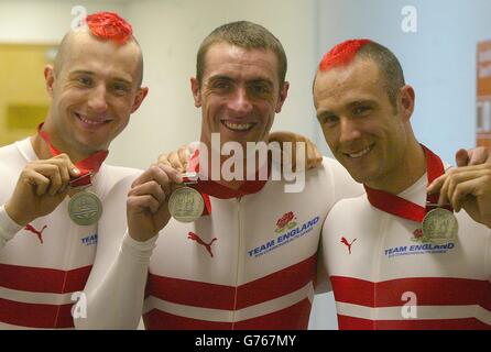 Team-Sprint-Commonwealth-Spiele Stockfoto