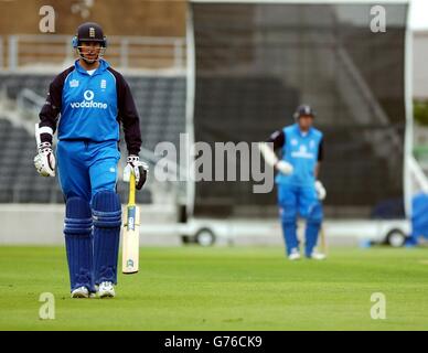 New Zealand V England Cricket Stockfoto