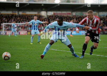 Fußball - Himmel Bet League One - Brentford gegen Coventry City - Griffin Park Stockfoto