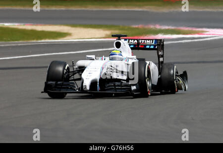 -Formel 1 Weltmeisterschaft - 2014 British Grand Prix - Rennen - Silverstone Rennstrecke Stockfoto