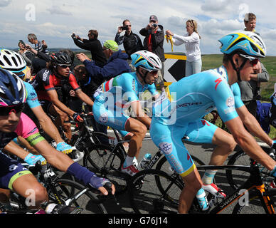 Radsport - Tour de France - Etappe 2 - York nach Sheffield Stockfoto