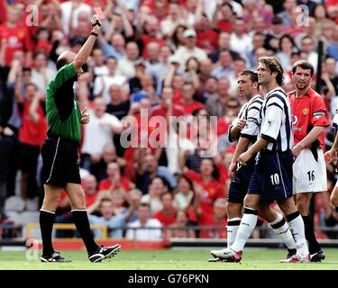 Manchester United gegen West Brom - Derek McInnes Stockfoto