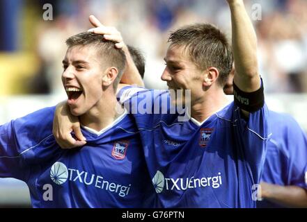 Ipswich Town gegen Leicester City Stockfoto