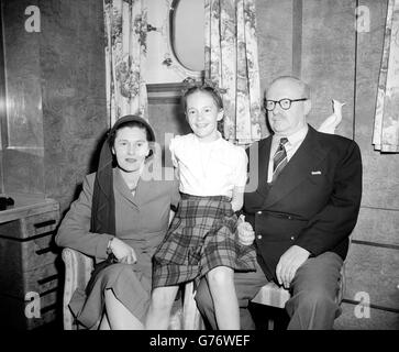 Militär - Sir Arthur "Bomber" Harris und Familie - Southampton Stockfoto