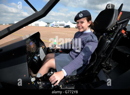 Lockheed Martin F-16/F-35-Vorschau-Tag Stockfoto